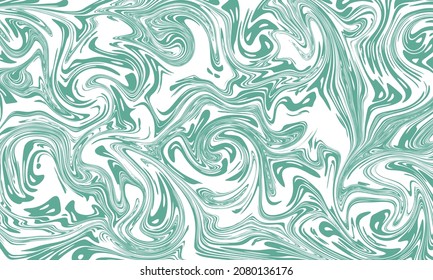 green and white liquid wave ink texture background.