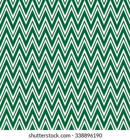 green & white modern chevron pattern, seamless texture background