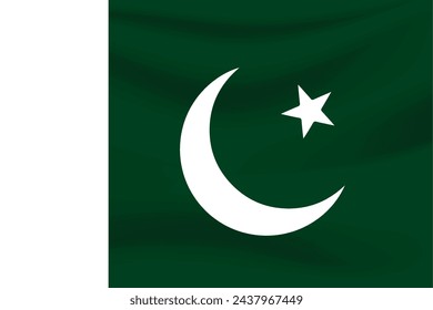 Grün-weiße pakistanische Flagge Hintergrund