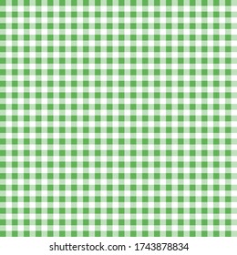 Motif vert et blanc. Texture à partir de carrés pour - plaid, nappes, vêtements, chemises, robes, papier et autres produits textiles.