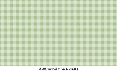 Green and white plaid checkered background