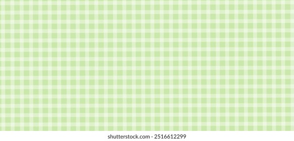 Fondo de textura de tela a cuadros verde y blanco