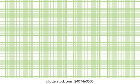 Green and white plaid texture as a background
