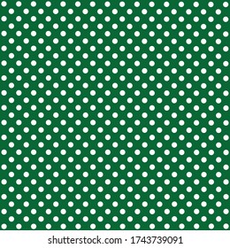 Green White Polka Dot Pattern Vector Stock Vector (Royalty Free ...