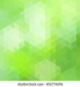 green and white polygon background
