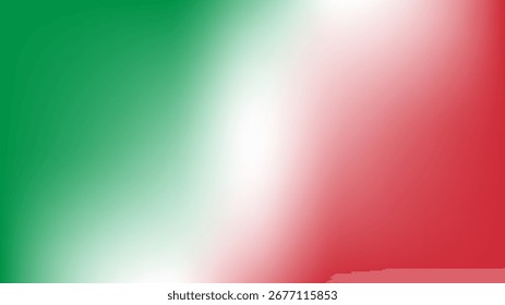 Fondo abstracto rojo blanco verde de la malla del gradiente agradable para el Fondo de pantalla o el Anuncio