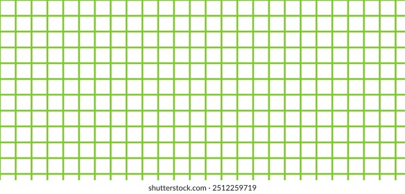 Green and white simple plaid flannel background vector illustration.