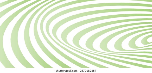 Green and white spiral swirl abstract background