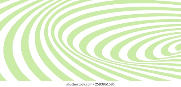 Green and white spiral swirl abstract background