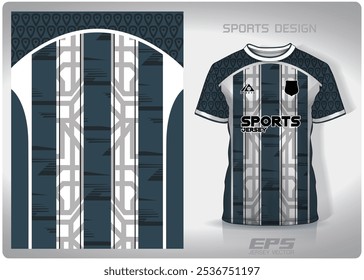 verde branco listras reta padrão design, ilustração, fundo têxtil para t-shirt de esportes, camisa de camisa de futebol mockup para clube de futebol.