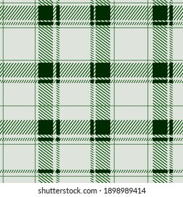 Grauer, weißer Tartan, nahtloser Muster-Hintergrund
