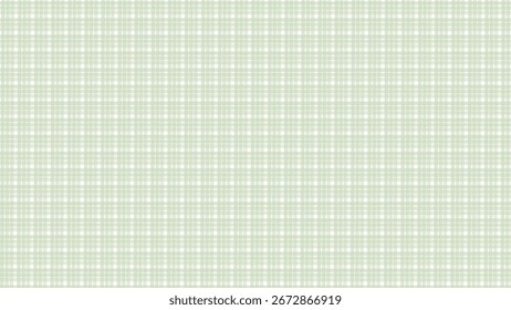 Patrón transparente de tartán verde y blanco.  Fondo de cuadros con rayas verdes.