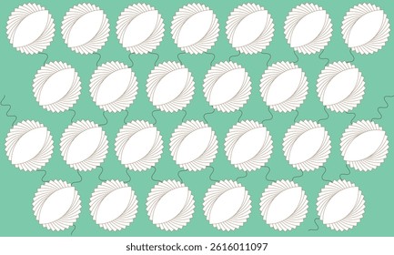 Green and white thin line seamless vector pattern. Geometric floral linear flower tile pattern. Luxurious oriental art deco texture background. Green lines on white background wedding design. c.eps