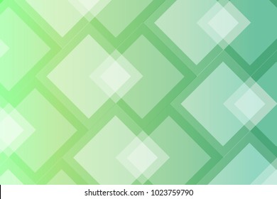 Green white transparent rectangles abstract background