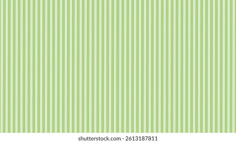 Green and white vertical striped background. Seamless pattern in vertical lines.	