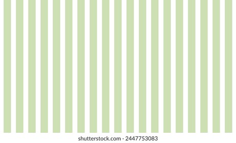 Green and white vertical stripes background