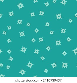 Green Wind rose icon isolated seamless pattern on green background. Compass icon for travel. Navigation design.  Vector