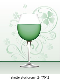 Green Wine for St. Patrick's Day
