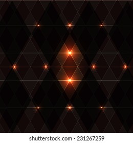 Green wink vintage pattern background, stock vector