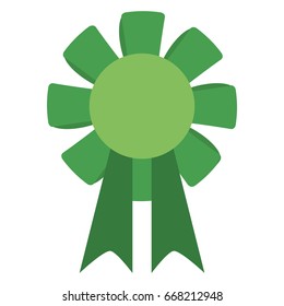 green winner badge icon image 