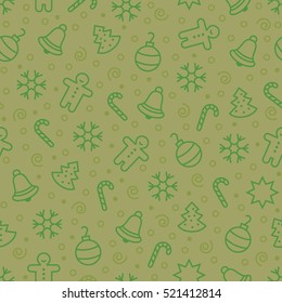 Green Winter Pattern