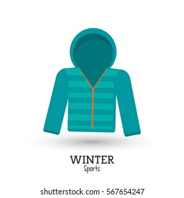green winter sport jacket clothes