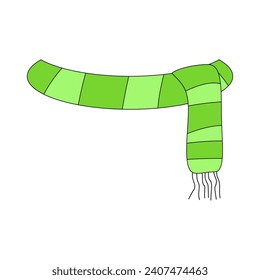 Green winter syal | Design element