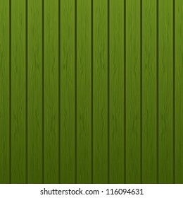 Green wooden background