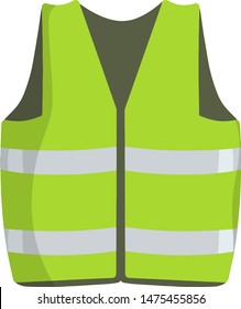 Green work clothes with stripes. Element of the uniform of the Builder and technical personnel. 