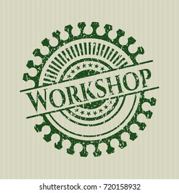 Green Workshop distressed grunge stamp