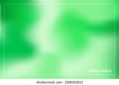 GREEN WORLD gradient theme for wallpaper template, cover, web banner, menu, sale background. gradient abstract background ,gradient blur colorful fluid gradient abstract design wallpaper presentation