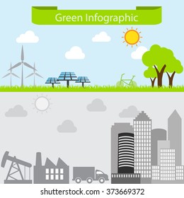 green world infographic
