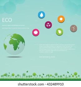 green world infographic