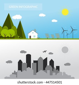 green world infographic