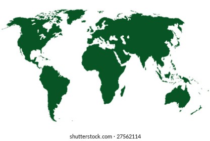 green world map