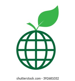 green world qlobe leaf