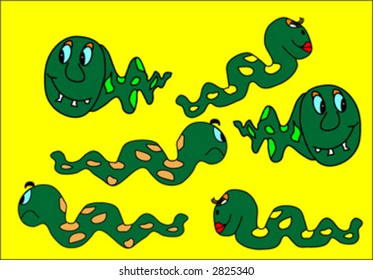 green worm