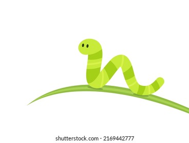 65,734 Worm on a green background Images, Stock Photos & Vectors