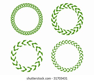 Green wreaths