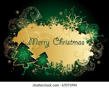 green  xmas  background