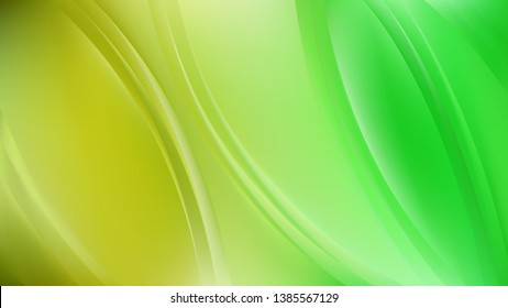 Green and Yellow Abstract Background