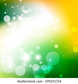 Green and Yellow Abstract background