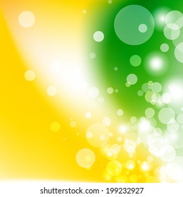 Green and Yellow abstract background