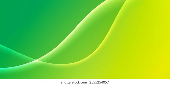 Green yellow abstract background, digital technology speed connect, cyber nano information,  communication, innovation future tech data, internet network connection, Ai big data, line dot illustration