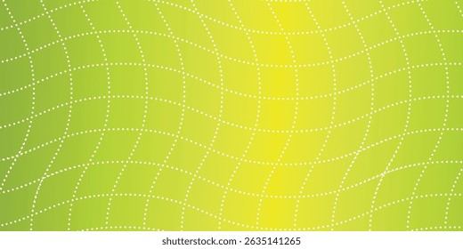 plano de fundo abstrato verde e amarelo com textura de onda e meios-tons para banner