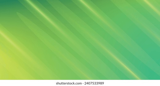 Fondo geométrico abstracto verde y amarillo. Composición de formas dinámicas