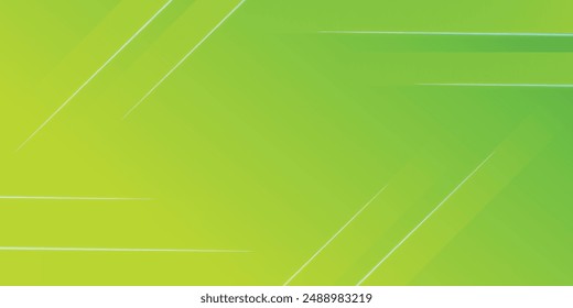 Green and yellow abstract geometric background. Dynamic shapes composition. Vector illustration