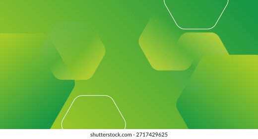Green and yellow abstract geometric background. Dynamic shapes composition and elements. Modern design in Eps10 vector illustration