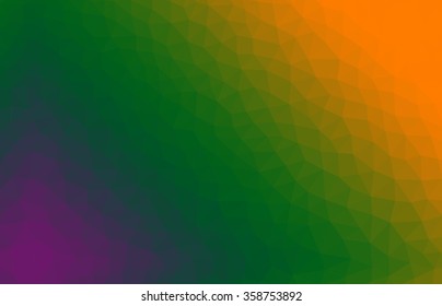 Green yellow abstract geometric low poly background. Abstract vector wallpaper. Vector illustration for business, web, and applications.