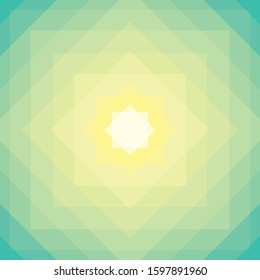 green and yellow abstract geometrical background